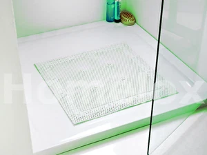 BELDRAY THICK CUSHIONED SUCTION NON SLIP BATH SHOWER MAT 52cm X 52cm - Picture 1 of 3