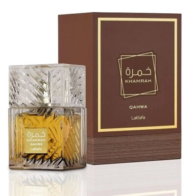 LATTAFA KHAMRAH QAHWA 100ML EAU DE PARFUM SPRAY NAGELNEU & VERSIEGELT