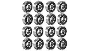 608RS 608-2RS BEARINGS RUBBER SEALED 8mm x 22mm x 7mm SKATEBOARD PUSH SCOOTER - Picture 1 of 9