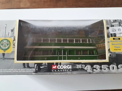 CORGI OOC BLACKPOOL TRANSPORT BALLOON TRAM WARTIME LIVERY-43502 - Image 1 of 4
