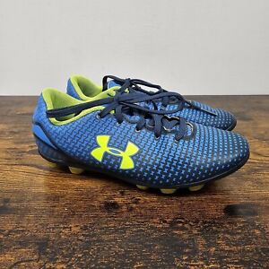 Under Armour Force Youth Boys Soccer Cleats Shoes Blue Size 13K