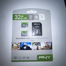 PNY 32gb Elite Class 10 U1 microSDHC Flash Memory Card 2-pack