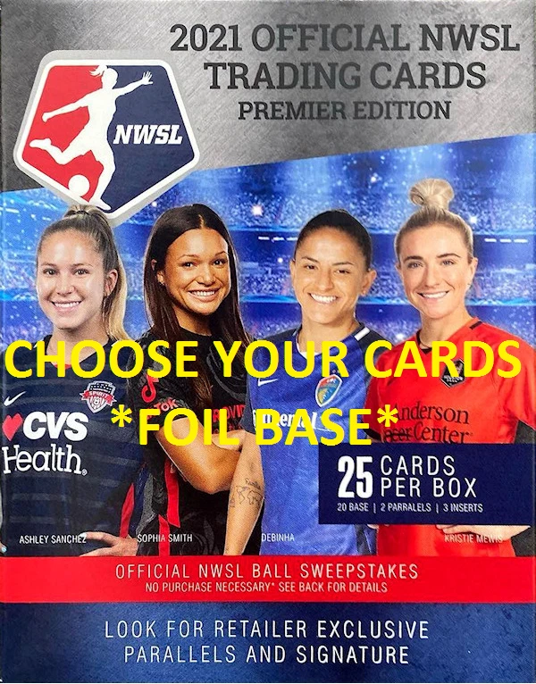 Pick Your 2021 NWSL Foil Base (Limited 1,400 per Player) Cards Parkside Singles - Image 1 of 1