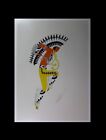 ERTE Theatrical Costume Chief American Indian Dagger Dance 1928 12x9" Art Print