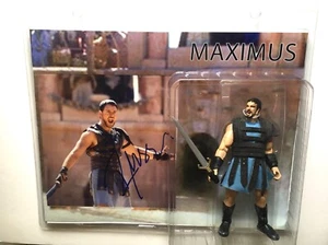 Autógrafo firmado por Russell Crowe "Gladiador" foto mate con figura personalizada certificado de autenticidad - Imagen 1 de 5