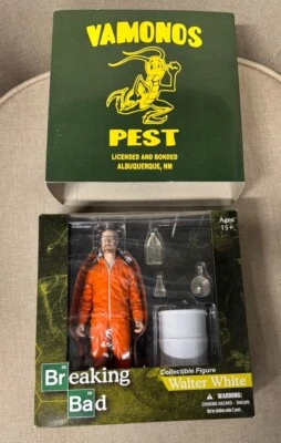 Breaking Bad Walter White Toys 6" Figura Vamanos Control de Plagas Uniforme Foto 1 de 2