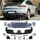 For Porsche Cayenne Coupe 2019-23 upgradation Trubo GT Carbon Rear Diffuser Lip