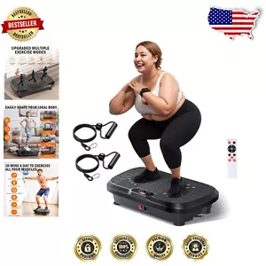 Whole Body Vibration Plate - 240 Speeds for Home Fitness & Lymphatic Drainage - Picture 1 of 10