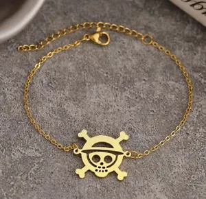 One Piece Totenkopf Strohhut Luffy Ruffy Armband Bracelet Anime Manga Cosplay - Bild 1 von 3