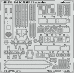Eduard Accessories 48832 - 1:48 F-15C Msip II Exterior Per Great Wall Ho - Nuovo - Foto 1 di 1