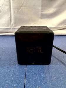 Sony ICF-C1 Alarm Clock Radio Black Corded LED Display | POWERS ON UNTESTED - Picture 1 of 6