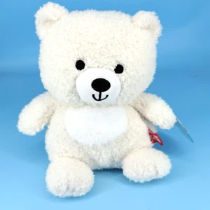 Russ Bum Bumz Bertie White Polar Bear 2024 Ski Lodge 7.5" Plush Holiday Teddy - Picture 1 of 8
