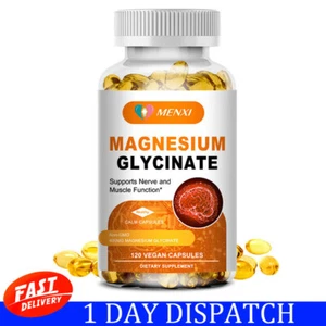 400mg Magnesium Glycinate High Absorption,Improved Sleep,Stress & Anxiety Relief - Picture 1 of 8