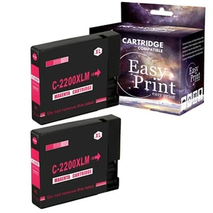 2PK PGI-2200 PGI2200 Cartuccia di inchiostro magenta 2200XL per stampante MB5320 MB5120 - Foto 1 di 2