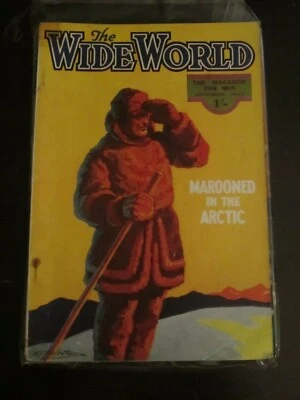 The Wide World Magazine November 1933 Marooned in the Arctic PULP Fiction - Image 1 of 2