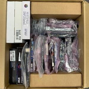 Lot of 28 LGA1200/LGA1155/LGA1700/LGA775 DDR4/DDR3/DDR2 Motherboards READ AS IS - Picture 1 of 2