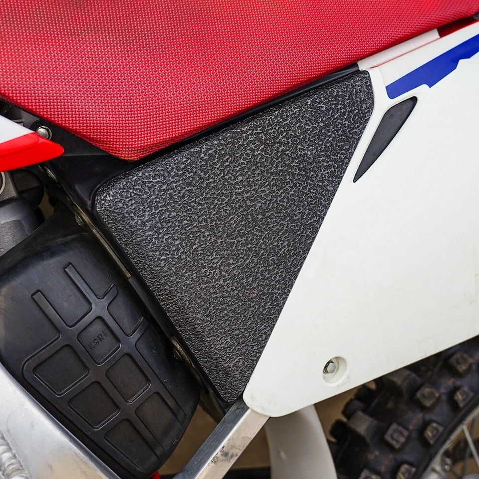 Black Air Box Guards 2002-2007 Honda CR125 Airbox Grip Tape Decal CR 125 125R - Image 1 of 3