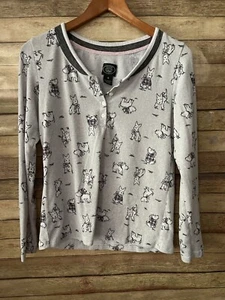 Laura Ashley Damen Scottie Hunde Pyjama Oberteil Shirt Größe: Small - Bild 1 von 7
