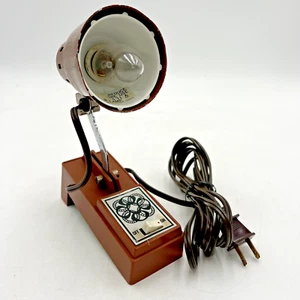 Vintage MCM Bed Side Adjustable Swivel Reading Lamp Headboard Mount Works - Picture 1 of 11