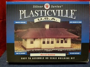 Plasticville HO Silver Series 45521 Rural Station Kit - Picture 1 of 3