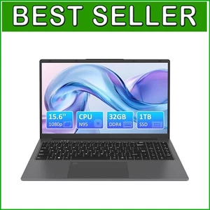 Versatile 2025 Business Laptop: 1TB SSD, Fingerprint Reader, Windows 11 - Picture 1 of 9