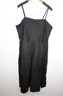 Women&#39;s Free Assembly Tie-Back Tier Dress Black Size XXXL