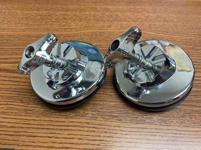 DW Collectors Bass Drum Spur Brackets - Brackets Only - 1 Pair - DRSP1220CR - Image 1 of 3