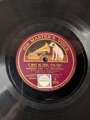 Ambrose 78 It Must Be True / It Looks Like Love 1931 B6018 #871 Foto 1 de 4
