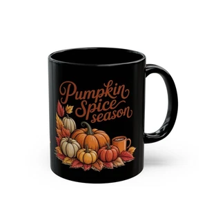 Autumn Mug, Pumpkin Spice Season, Fall Leaves, Sweater Weather, Hot Tea Cozy - Picture 1 of 6