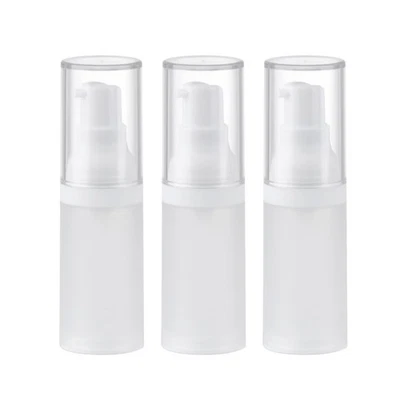  3 Pcs Flacon Pompe Voyage Bouteille Vide Distributeur Crème Récipient Liquide - Photo 1/4