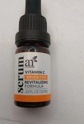 Suero de vitamina C natural AN Art fórmula revitalizante iluminadora .33 fl oz Foto 1 de 4