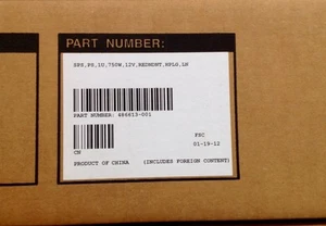 HP 486613-001 SPS, PS, 1U, 750W, 12V, REDENT, HPLG, LN - Picture 1 of 1