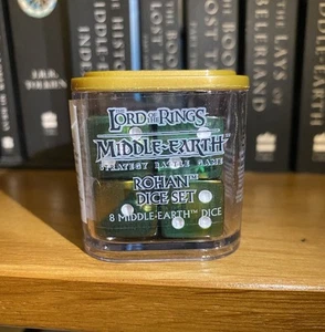 Rohan Dice Set - Warhammer Lord of The Rings Middle Earth - Sealed - Picture 1 of 2