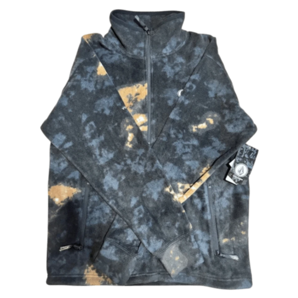 Chaqueta polar Volcom Tie-Dye M negra/marrón material cálido Foto 1 de 4