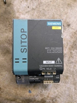 SIEMENS 6EP1334-3BA00 SITOP MODULAR 10A 1/2 ph - Photo 1/2