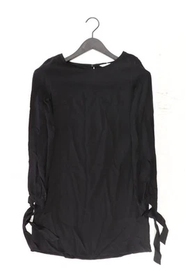 ⭐ H&M Langarmkleid Kleid für Damen Gr. 32, XS schwarz aus Viskose ⭐ - Bild 1 von 4