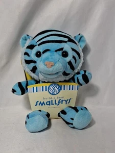 BUILD A BEAR Smallfry Peluche Tigre Azul Mini Pequeños Amigos Retirados. NUEVO - Imagen 1 de 6
