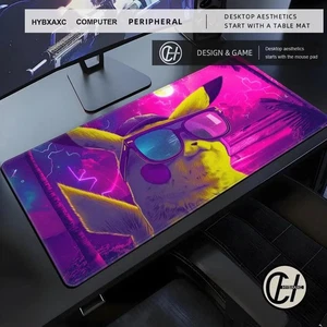 Gaming Mousepad Pikachu Keyboard Rug XXL Pokémon Desktop Rubber Mouse Mat Kawai7 - Afbeelding 1 van 8