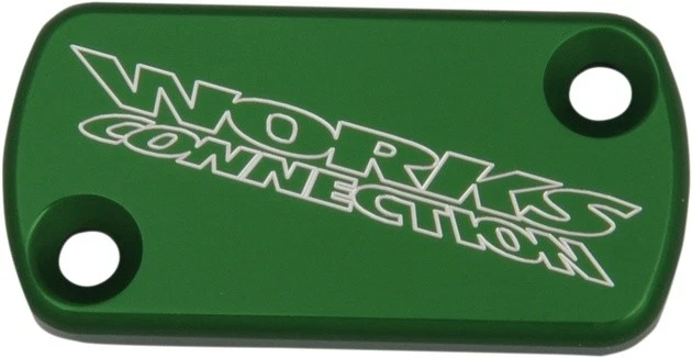Works Connection Brake Master Cylinder Cover Green fits Kawasaki KX450 4-Stroke - Image 1 of 1