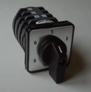 6 POSITION SINGLE POLE 20 AMP VOLTAGE / POWER SELECTOR SWITCH FOR MIG WELDER - Picture 1 of 1