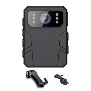 4K HD Police Wearable Cam Body Camera Recorder w/ Audio Night Vision Record 128G - Picture 1 of 23