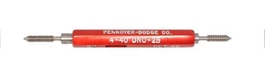 4-40 UNC-2B ~ Thread Plug Gage ~ Go Not/Go ~ .112 ~ Pennoyer Dodge - Picture 1 of 1