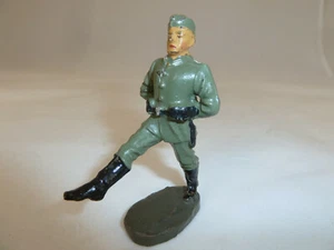 Elastolin Soldat Stechschritt im Drillich Rekrut ca. 1936 original Top selten - Bild 1 von 7