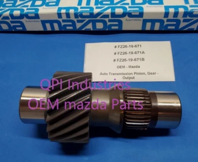 Novo 2015 - 2018 OEM Mazda 3/6, pinhão trans automático, engrenagem, saída # FZ26-19-671A - Imagem 1 de 3