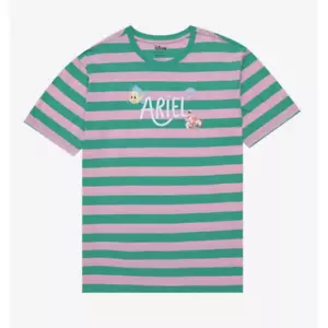 Disney The Little Mermaid Ariel Icons Striped T- Shirt Size 3X NWT - Picture 1 of 7