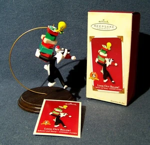 Hallmark - Look Out Below - Looney Tunes - Sylvester & Tweety - 2002 - QX8273 - Bild 1 von 1
