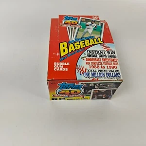1991 Topps MLB Baseball Trading Kaugummi Karte Leerbox Laden Display ~ - Bild 1 von 7