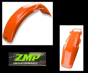 NEW HONDA 81 - 83 XR 200R ORANGE PLASTIC FRONT AND REAR MOTORCYCLE FENDER SET - Picture 1 of 1