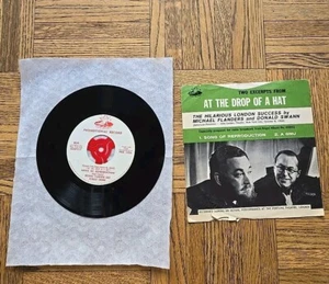 Vtg michael flanders & donald swann song of reproduction promo 45 rpm Single - Picture 1 of 5