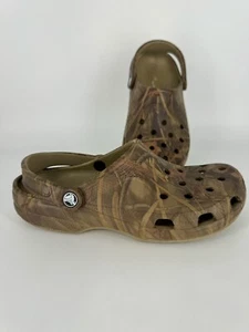 Sandalias zuecos Crocs para hombre talla 8 9 para mujer talla 10 11 camufladas cómodas sin cordones - Imagen 1 de 15